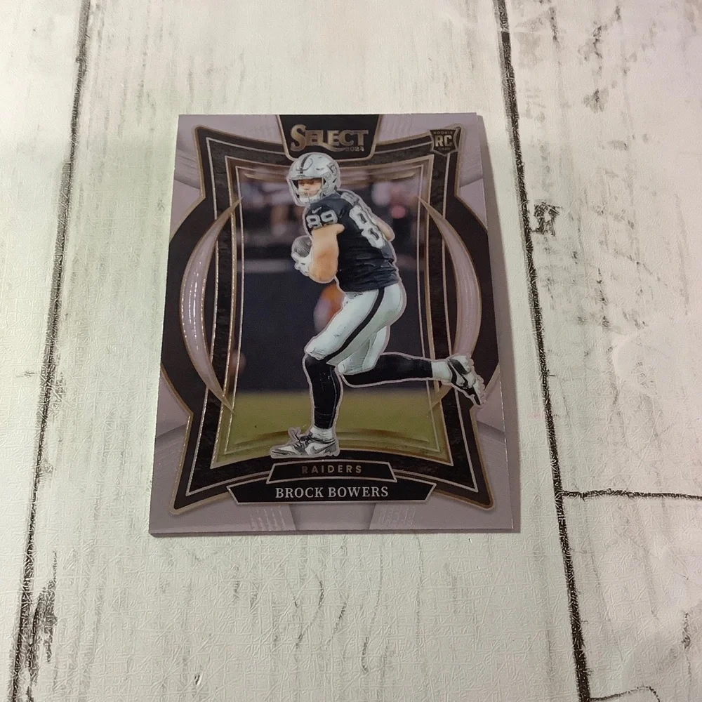 2024 Panini Select - Brock Bowers (RC) Rookie Card | Las Vegas Raiders